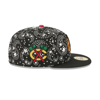 Chicago Blackhawks Star Studded 59FIFTY Fitted Hat