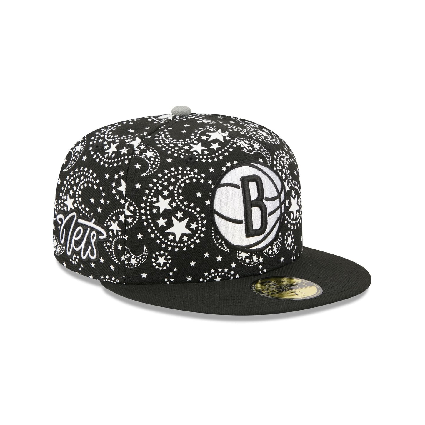 Brooklyn Nets Star Studded 59FIFTY Fitted Hat
