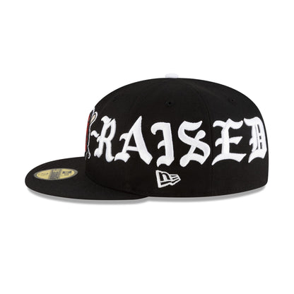 Born x Raised x Diablos Rojos del México Wordmark 59FIFTY Fitted Hat