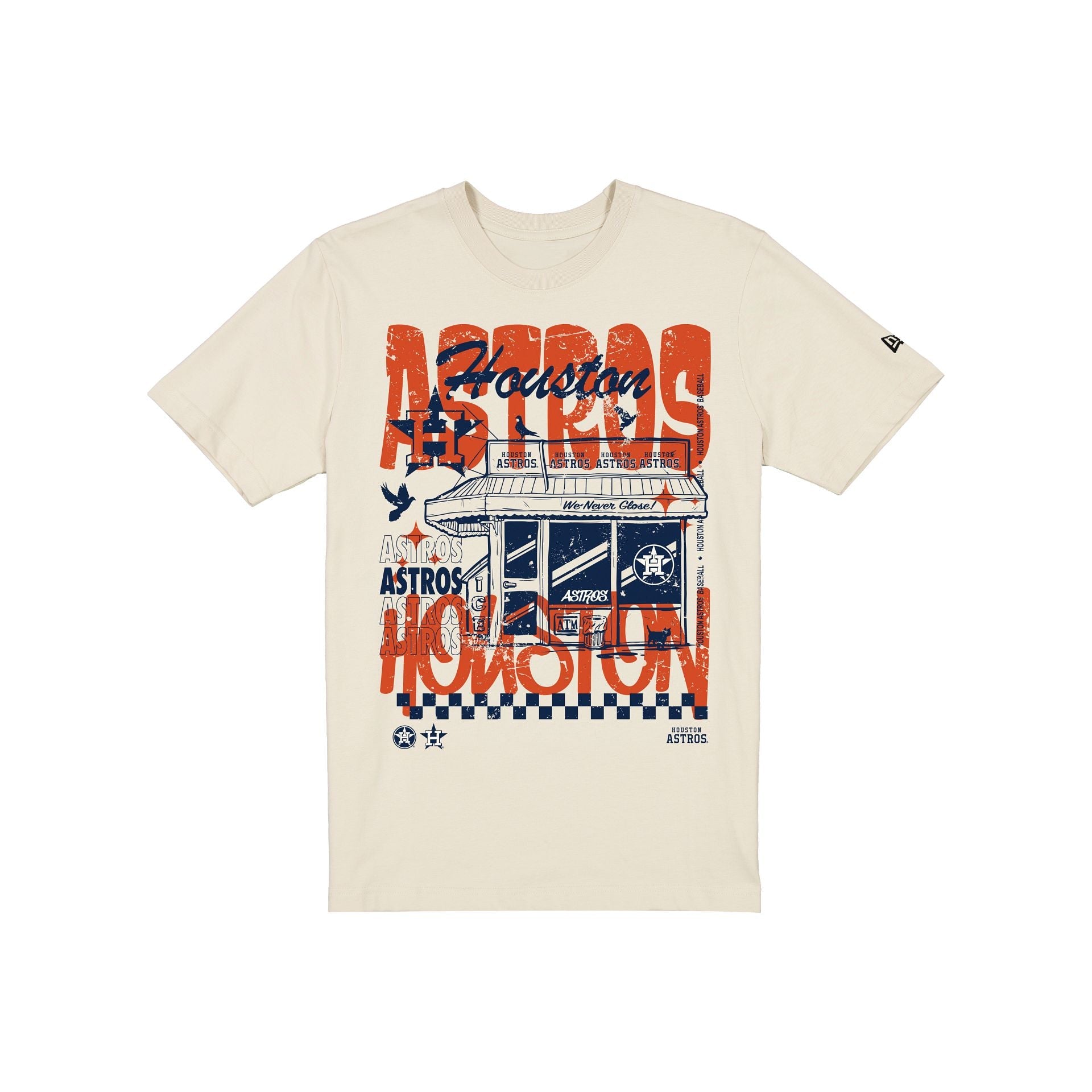 Houston Astros Diner Chrome T-Shirt