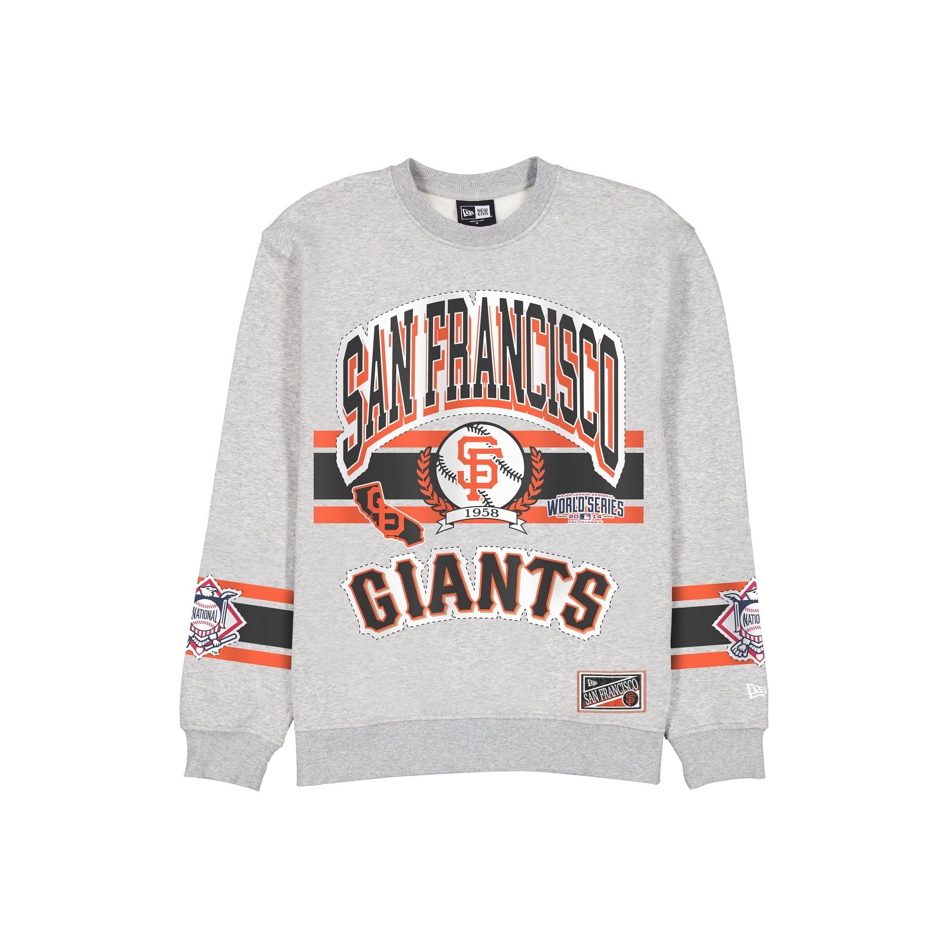 San Francisco Giants Sport Classics Vintage Gray Crewneck