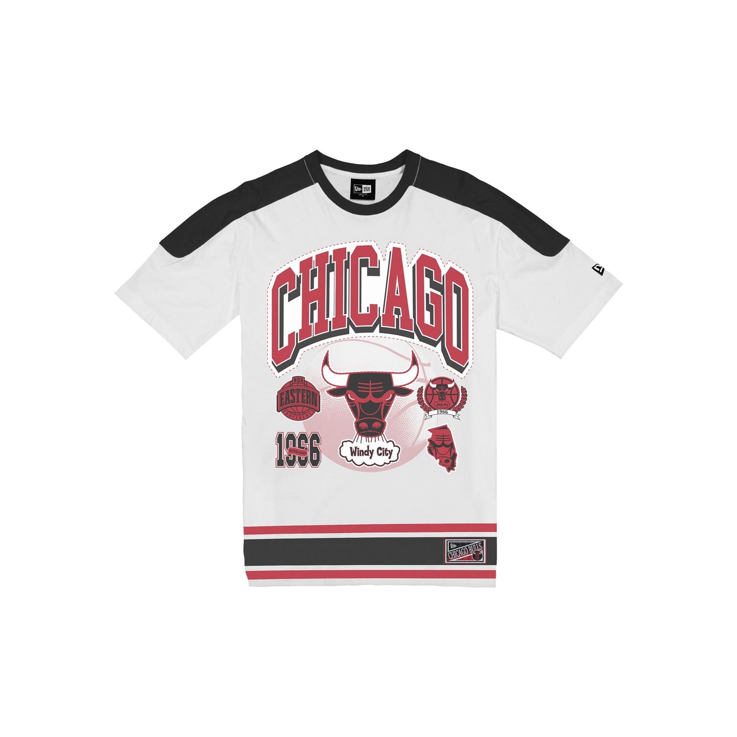 Chicago Bulls Sport Classics Vintage White T-Shirt