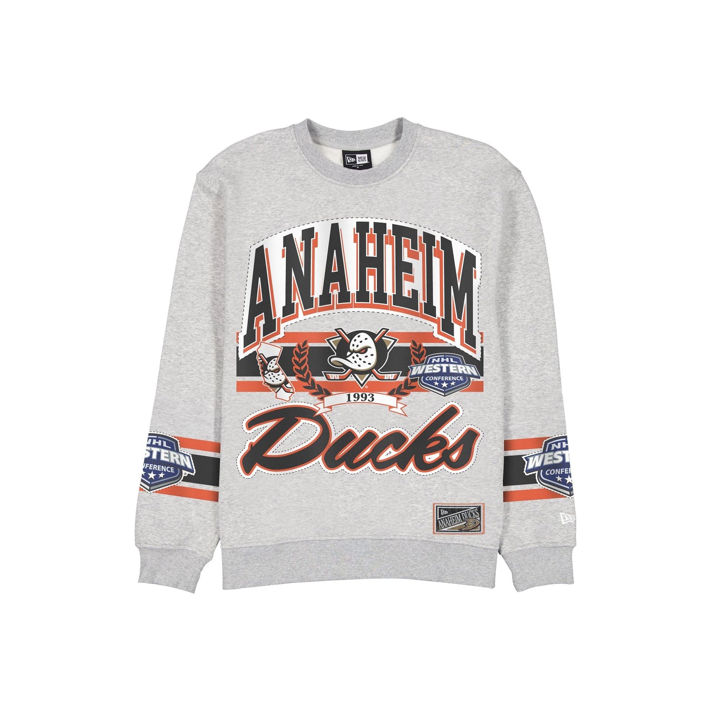 Anaheim Ducks Sport Classics Vintage Gray Crewneck