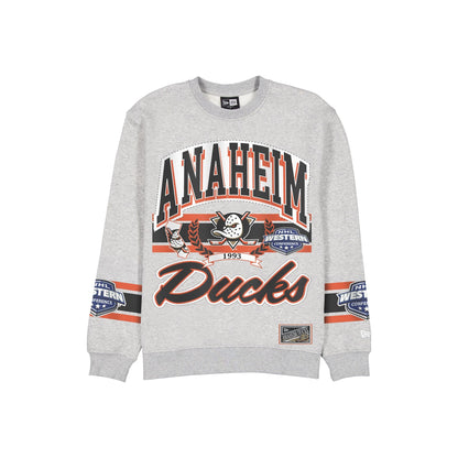 Anaheim Ducks Sport Classics Vintage Gray Crewneck