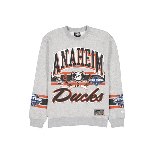 Anaheim Ducks Sport Classics Vintage Gray Crewneck