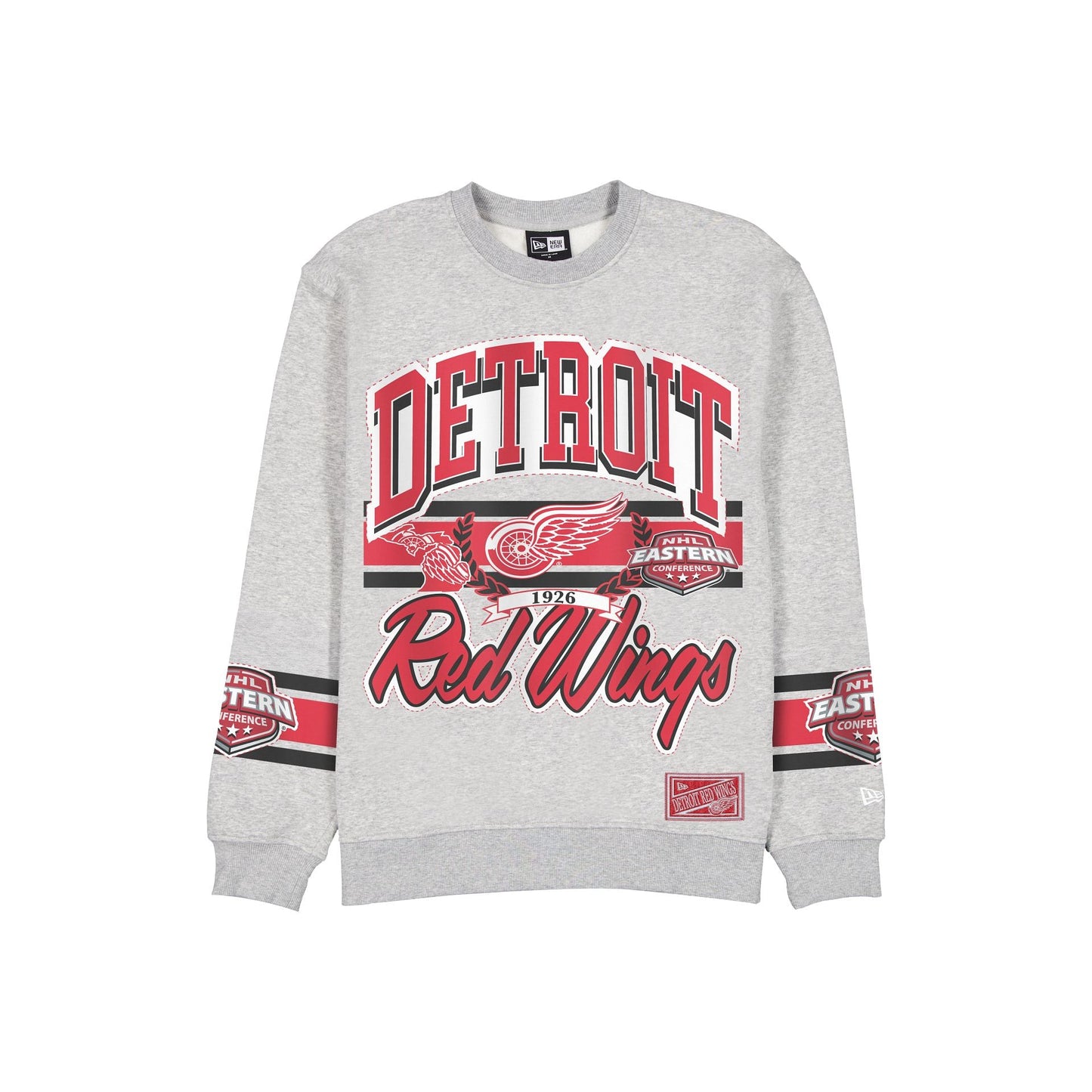 Detroit Red Wings Sport Classics Vintage Gray Crewneck