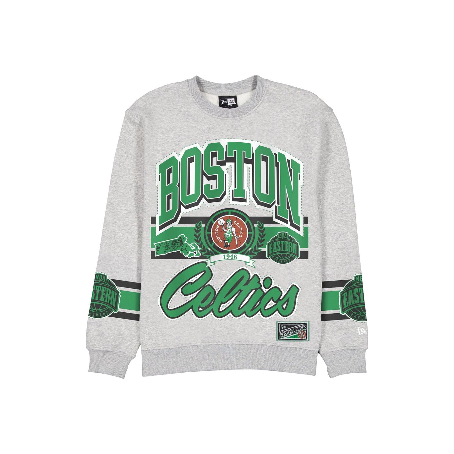 Boston Celtics Sport Classics Vintage Gray Crewneck