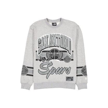 San Antonio Spurs Sport Classics Vintage Gray Crewneck