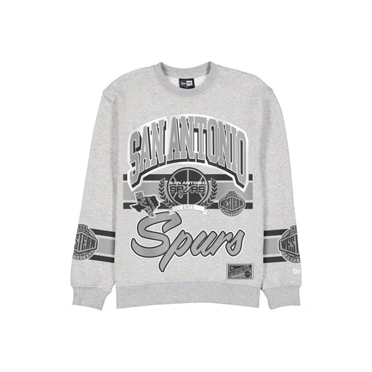 San Antonio Spurs Sport Classics Vintage Gray Crewneck