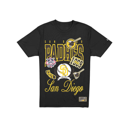 San Diego Padres Sport Classics Vintage Black T-Shirt
