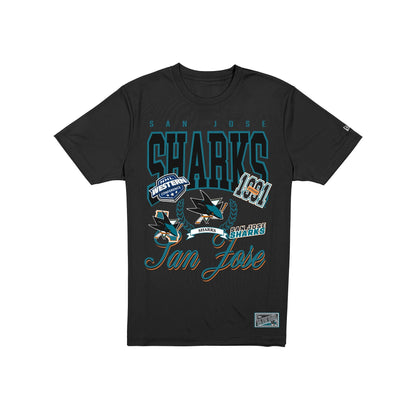 San Jose Sharks Sport Classics Vintage Black T-Shirt