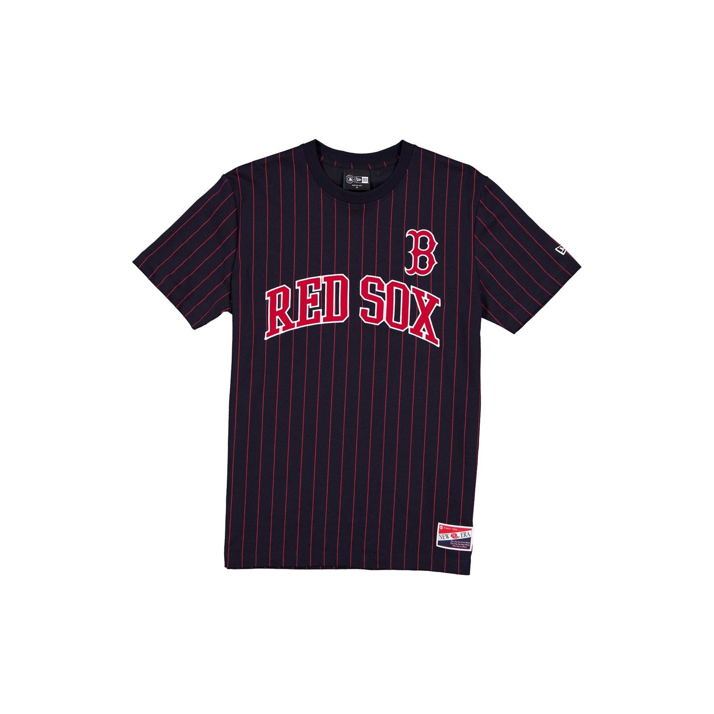 Boston Red Sox Throwback Applique Pinstripe T-Shirt