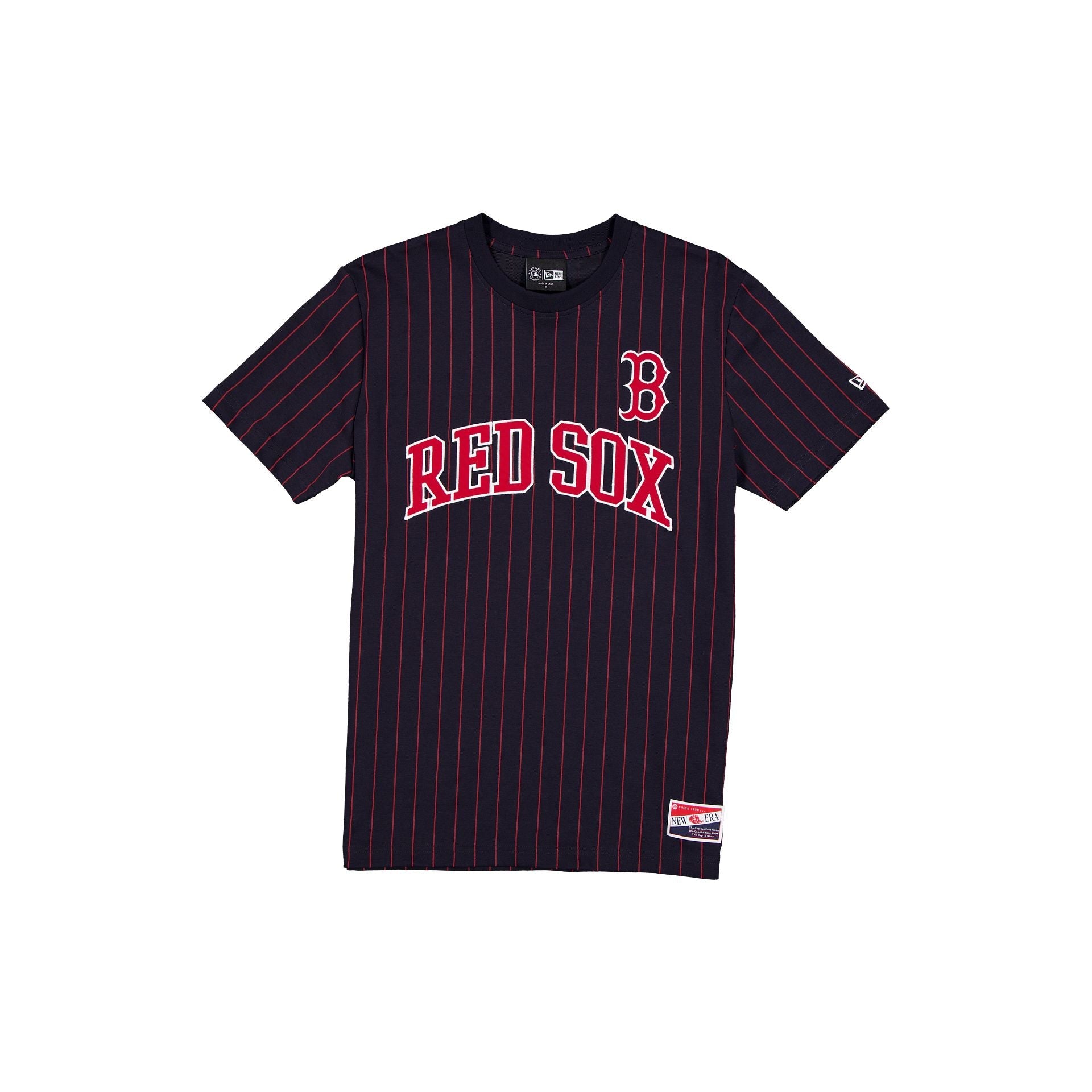 Boston Red Sox Throwback Applique Pinstripe T-Shirt