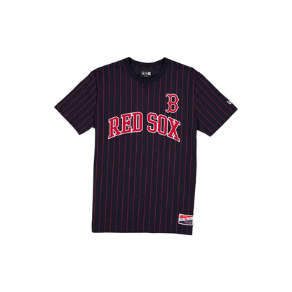 Boston Red Sox Throwback Applique Pinstripe T-Shirt