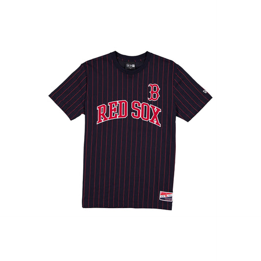 Boston Red Sox Throwback Applique Pinstripe T-Shirt