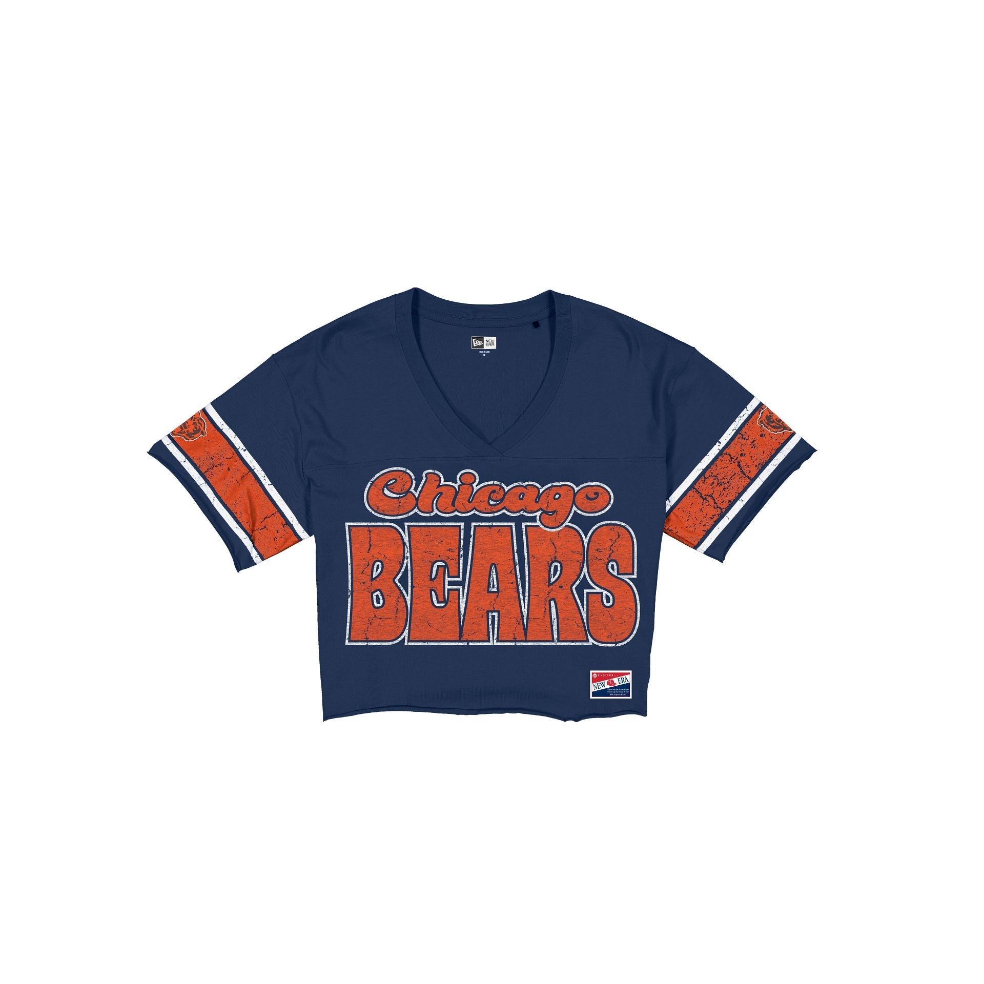 Chicago Bears Throwback Women's Cropped T-Shirt