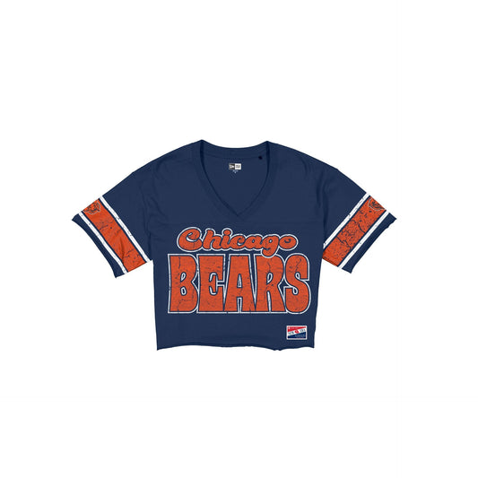 Chicago Bears Throwback Women's Cropped T-Shirt
