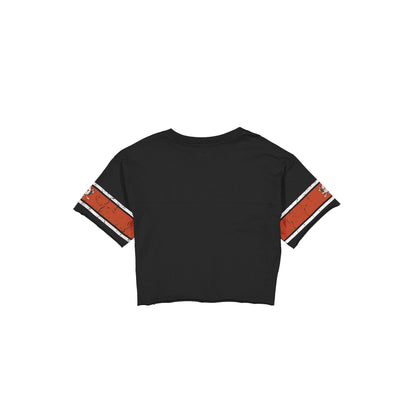 Anaheim Ducks Throwback Women's Cropped T-Shirt