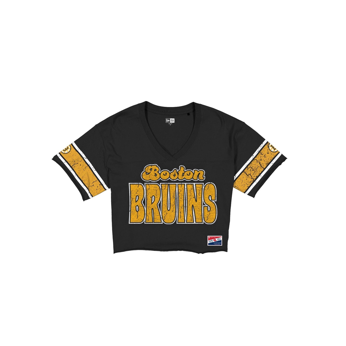 Boston Bruins Throwback Women's Cropped T-Shirt