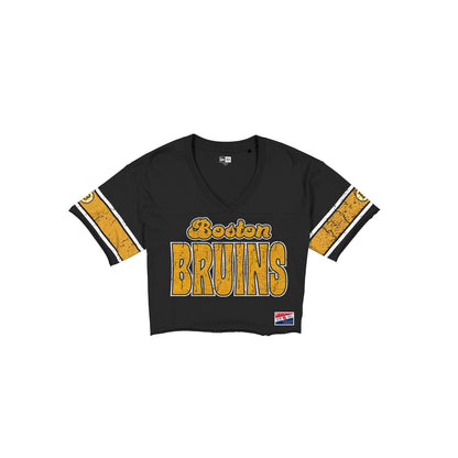 Boston Bruins Throwback Women's Cropped T-Shirt