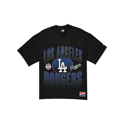 Los Angeles Dodgers Throwback Black Boxy T-Shirt