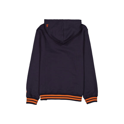 Denver Broncos Throwback Felt Logo Hoodie