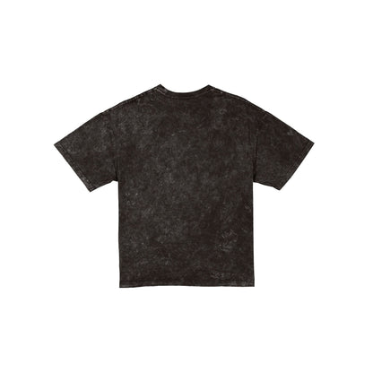 New York Yankees Throwback Vintage Wash Women's Black T-Shirt