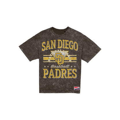 San Diego Padres Throwback Vintage Wash Women's T-Shirt