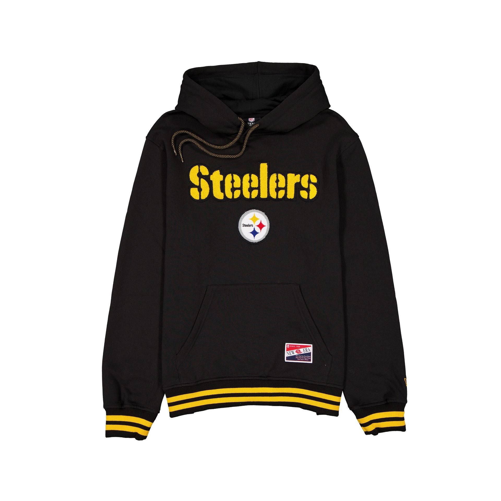 Pittsburgh Steelers Throwback Felt Logo Hoodie