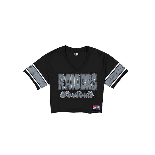 Las Vegas Raiders Throwback Women's Cropped T-Shirt