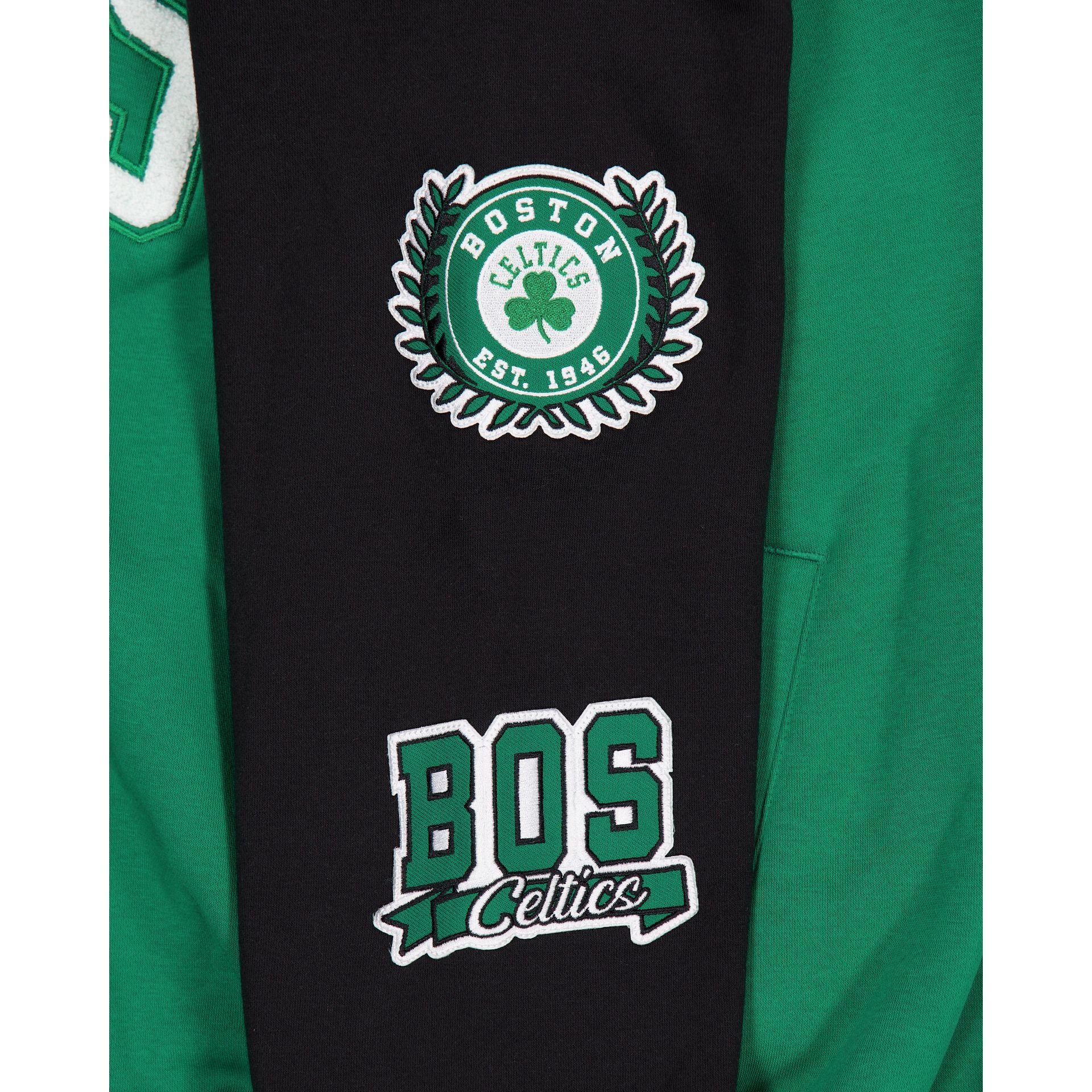 Boston Celtics Throwback Patch Jacket