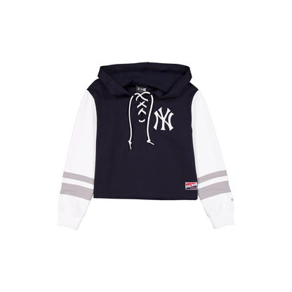 New York Yankees Throwback Tie Women's Hoodie