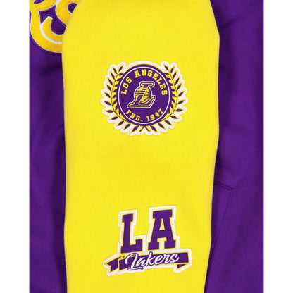Los Angeles Lakers Throwback Patch Jacket