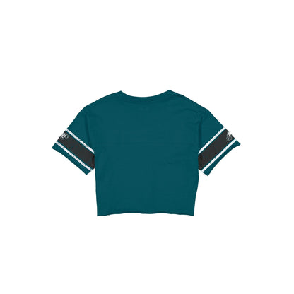 Philadelphia Eagles Throwback Women's Cropped T-Shirt