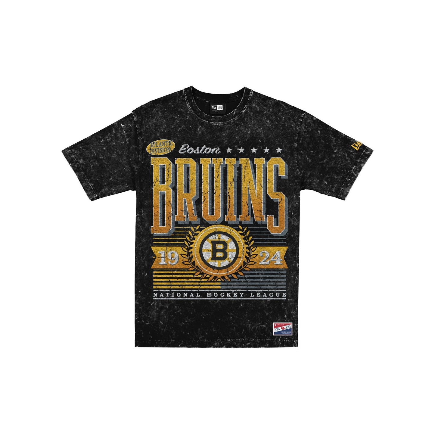 Boston Bruins Throwback Vintage Wash T-Shirt