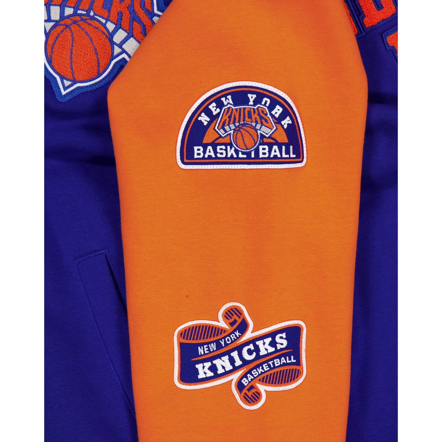 New York Knicks Throwback Patch Jacket