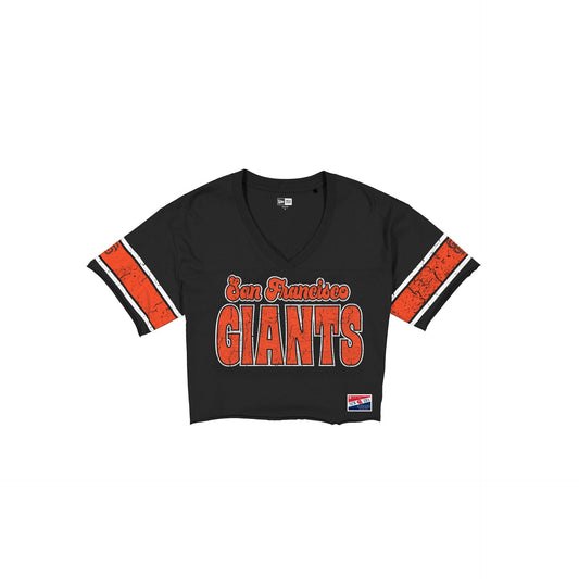 San Francisco Giants Throwback Women's Cropped T-Shirt
