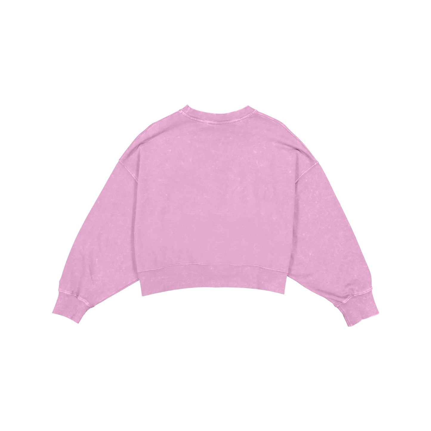 New York Yankees Throwback Women's Boxy Pink Crewneck