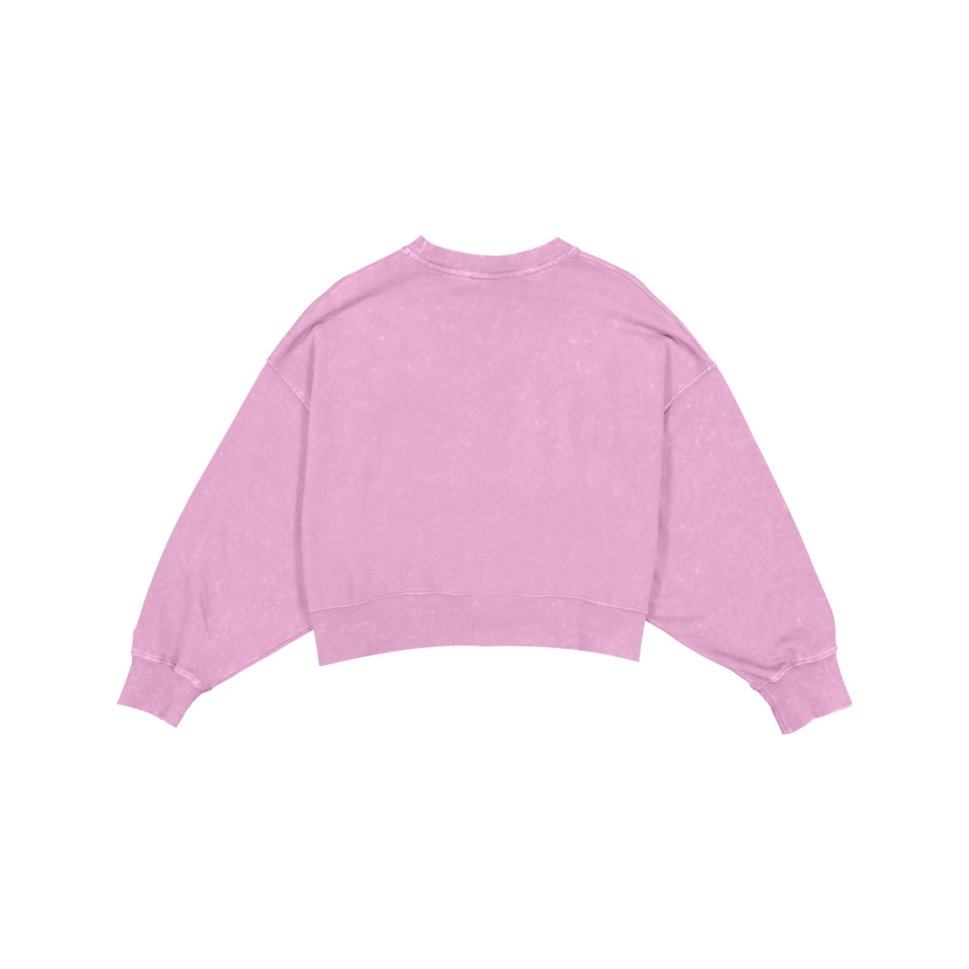 New York Yankees Throwback Women's Boxy Pink Crewneck