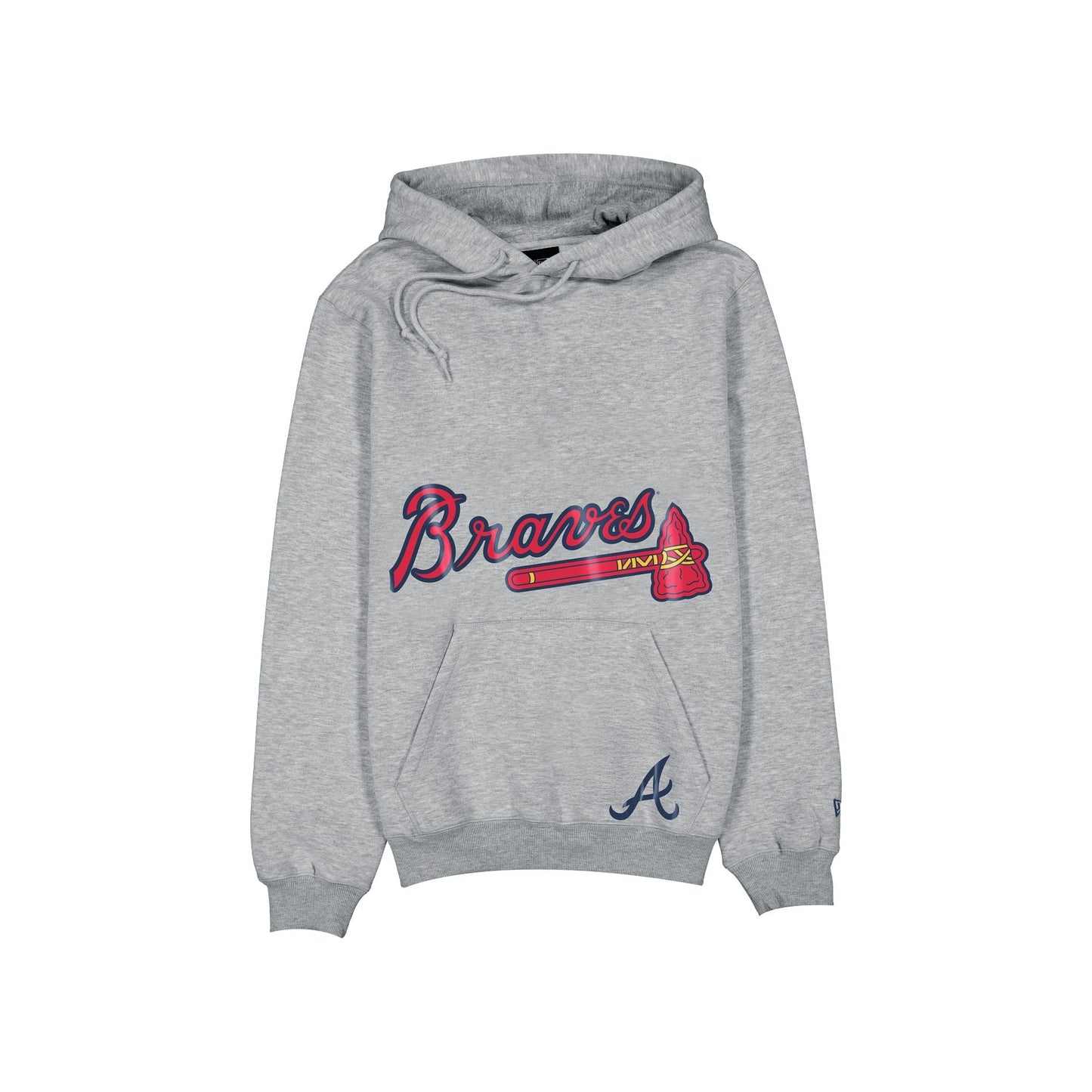 Atlanta Braves Game Day Heather Gray Hoodie