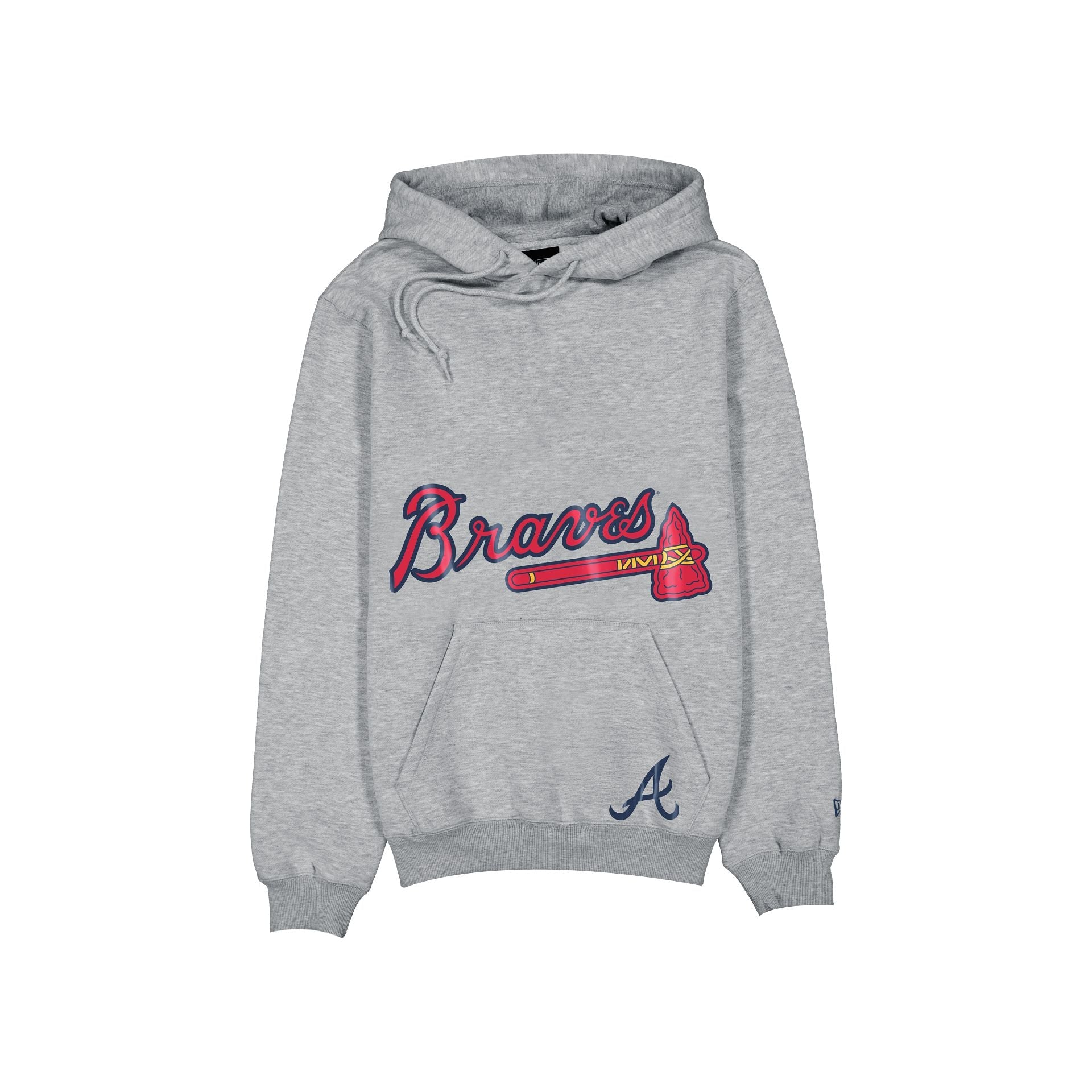 Atlanta Braves Game Day Heather Gray Hoodie