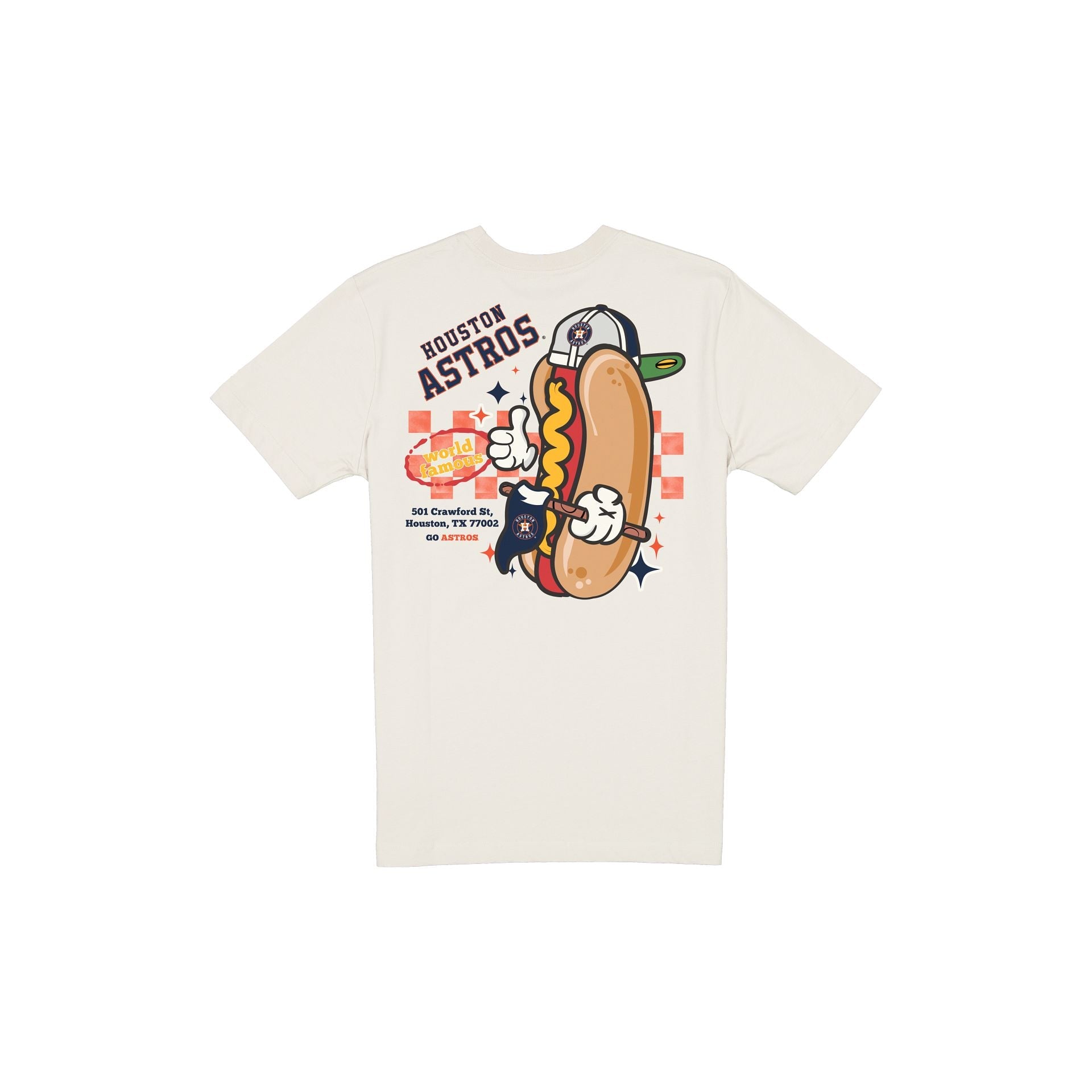 Houston Astros Game Day Ballpark Hot Dog T-Shirt
