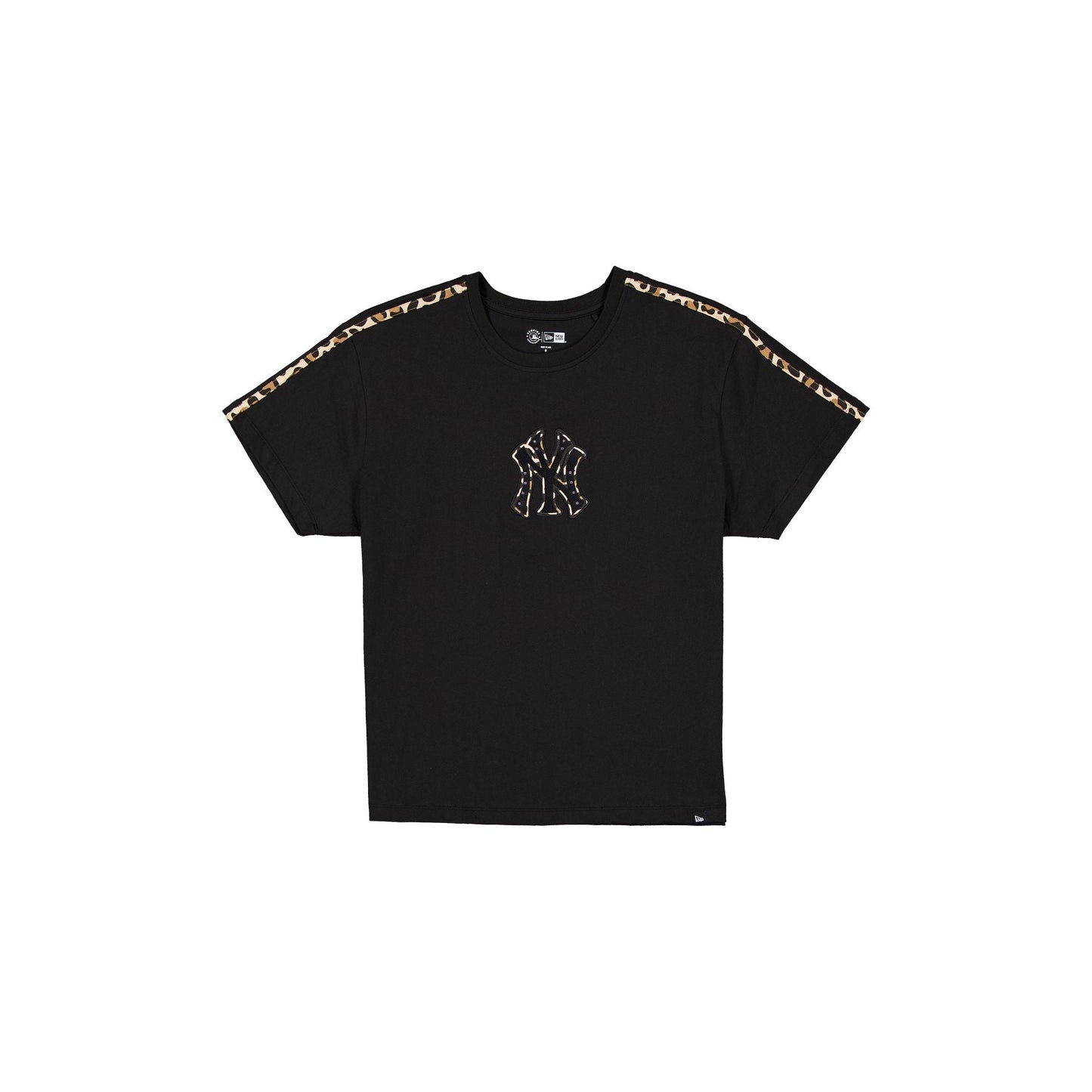 New York Yankees Trend Animal Print Trim Women's T-Shirt
