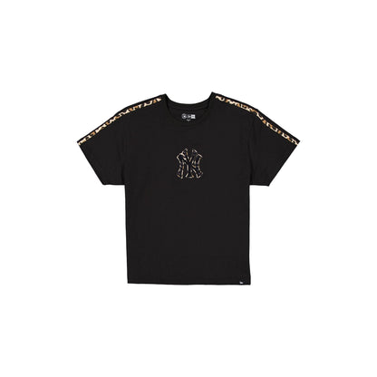 New York Yankees Trend Animal Print Trim Women's T-Shirt