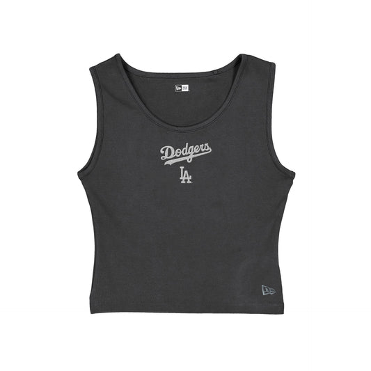 Los Angeles Dodgers Glam Game Women's Graphite Tank Top