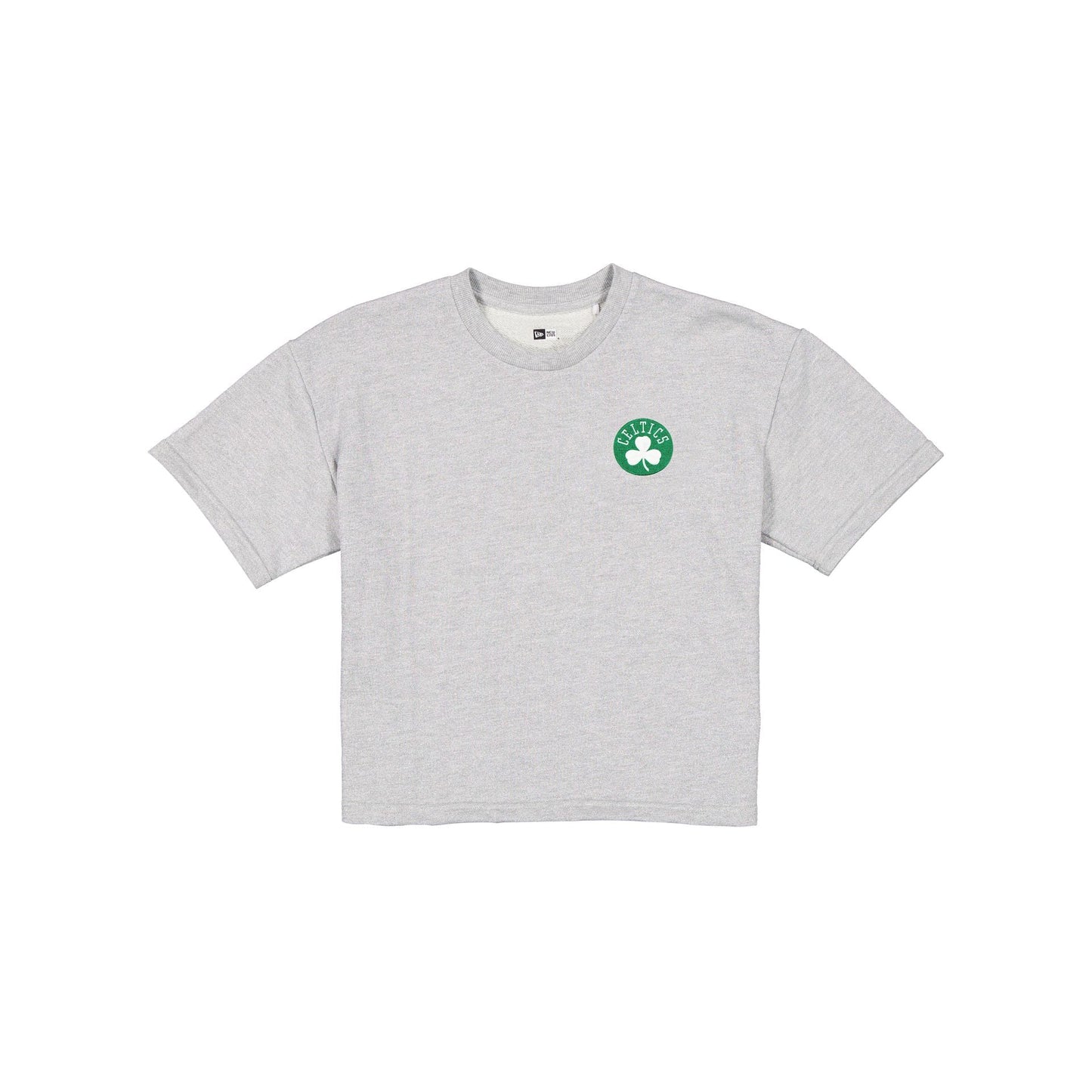 Boston Celtics Glam Game Women's Cropped Heather Gray T-Shirt