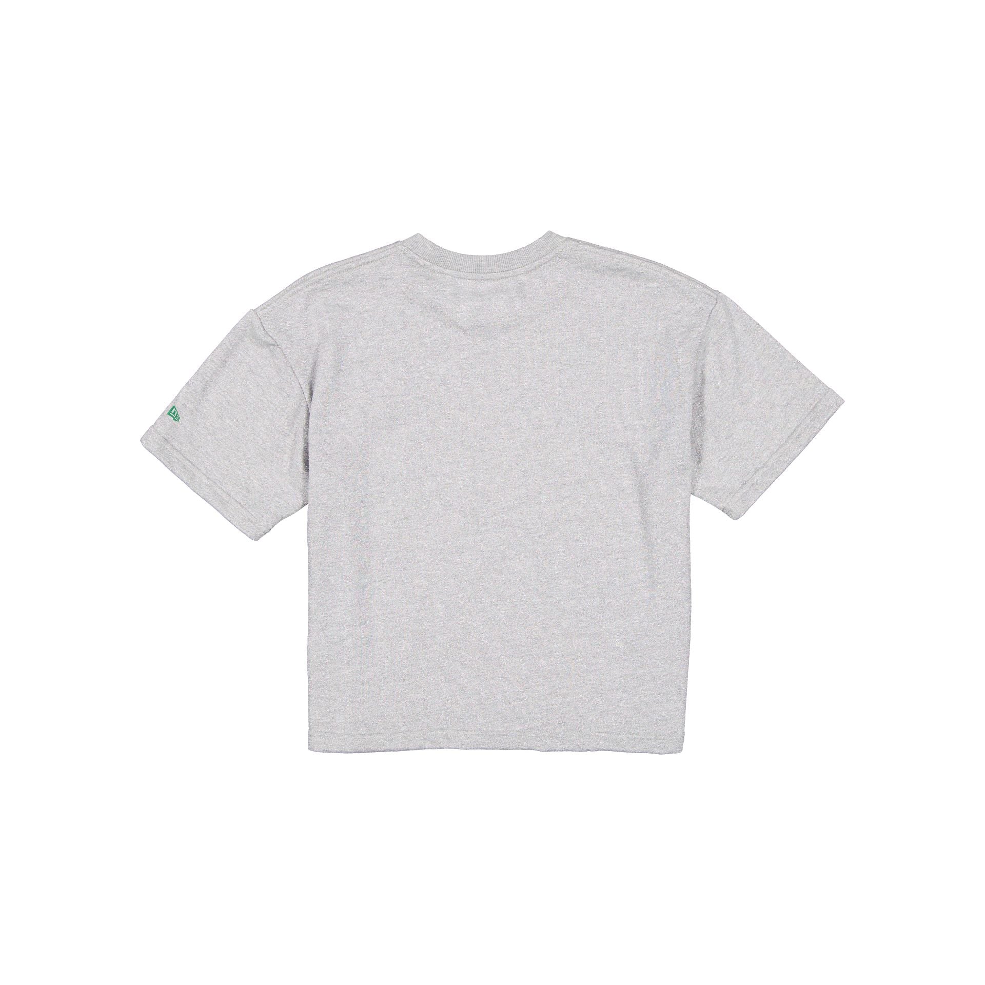 Boston Celtics Glam Game Women's Cropped Heather Gray T-Shirt