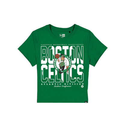 Boston Celtics Leisure Women's Shrunken Cropped T-Shirt