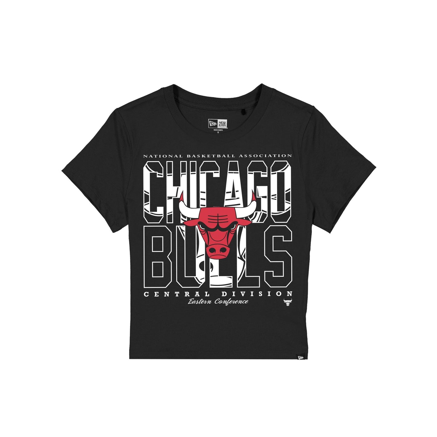 Chicago Bulls Leisure Women's Shrunken Cropped T-Shirt