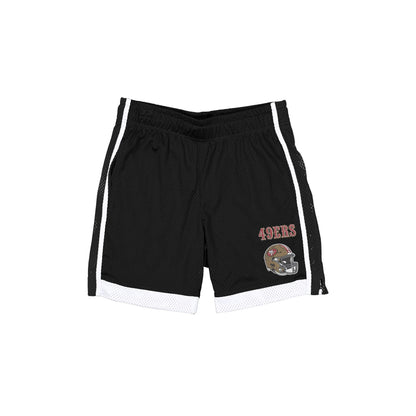 San Francisco 49ers Black Summer Shorts